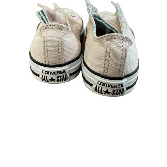 Converse Shoes Junior 4 Chuck Taylor Double Tongue Sneakers Pink Low‎ Top - Picture 9 of 13